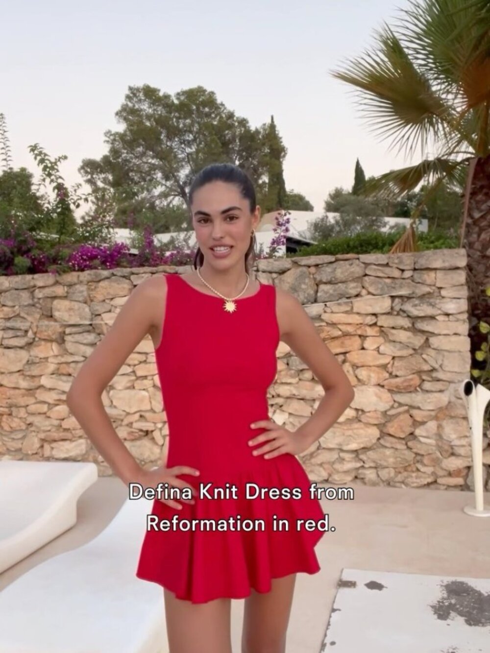 Reformation Defina Knit Dress